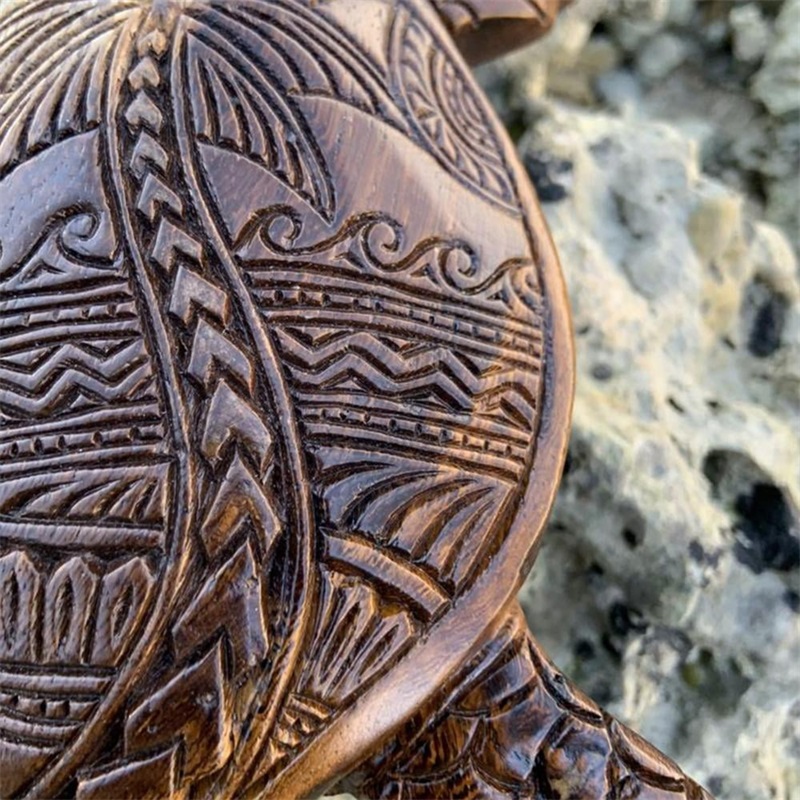 🌊Hawaiian Turtle WoodCarving🐢