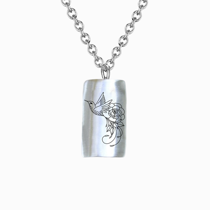 925 Sterling Silver Hummingbird Necklace - Gift For Animal Lover-belovejewel.com