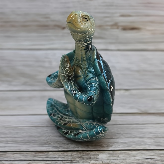 š¢Meditation Yoga Turtle Figurine For Spiritual Garden