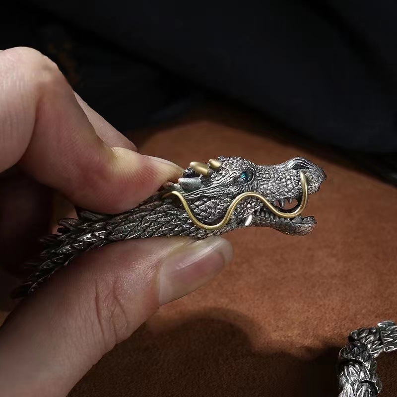 Handmade Dragon Chain Bracelet-belovejewel.com