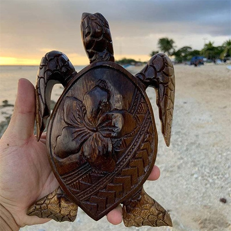 🌊Hawaiian Turtle WoodCarving🐢