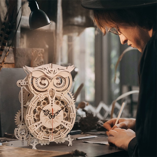 Super Wooden Mechanical Model Puzzle Set