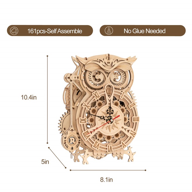 Super Wooden Mechanical Model Puzzle Set
