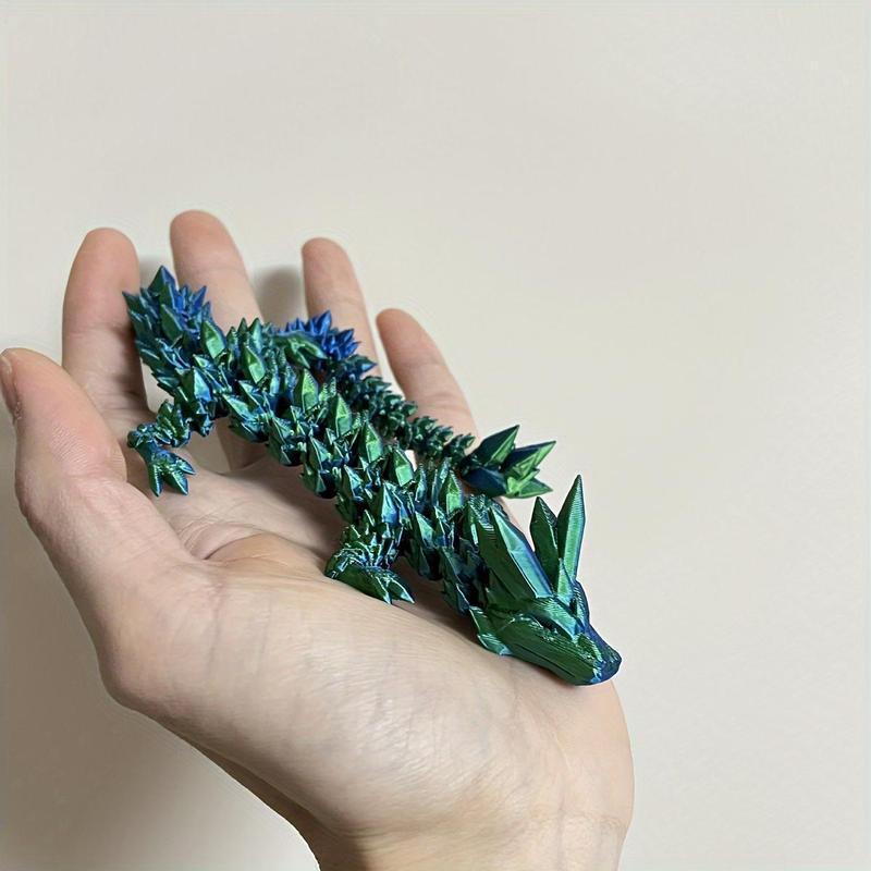 🐉3D-Printed Articulated Crystal Dragon