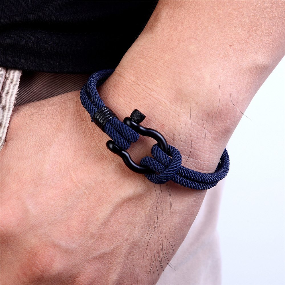 To My Son Love You Forever Nautical Bracelet-belovejewel.com