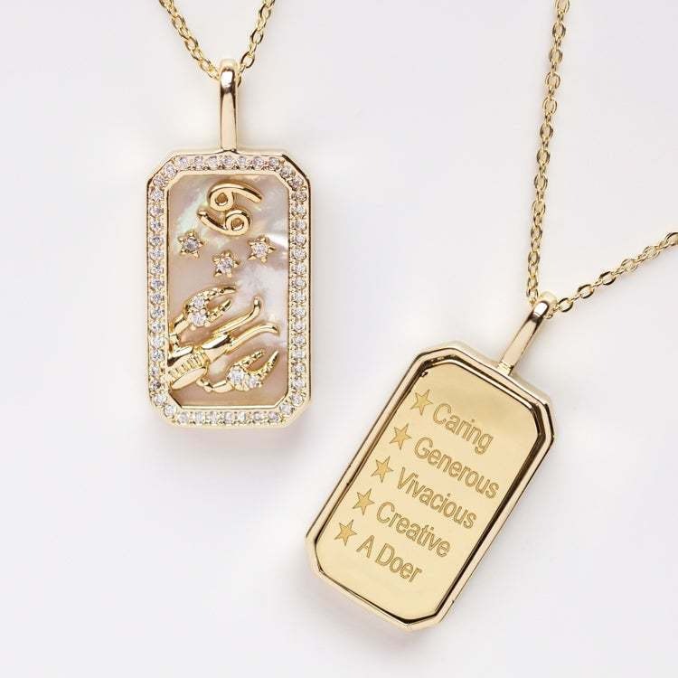 BELOVEJEWEL PEARL ZODIAC NECKLACE-belovejewel.com