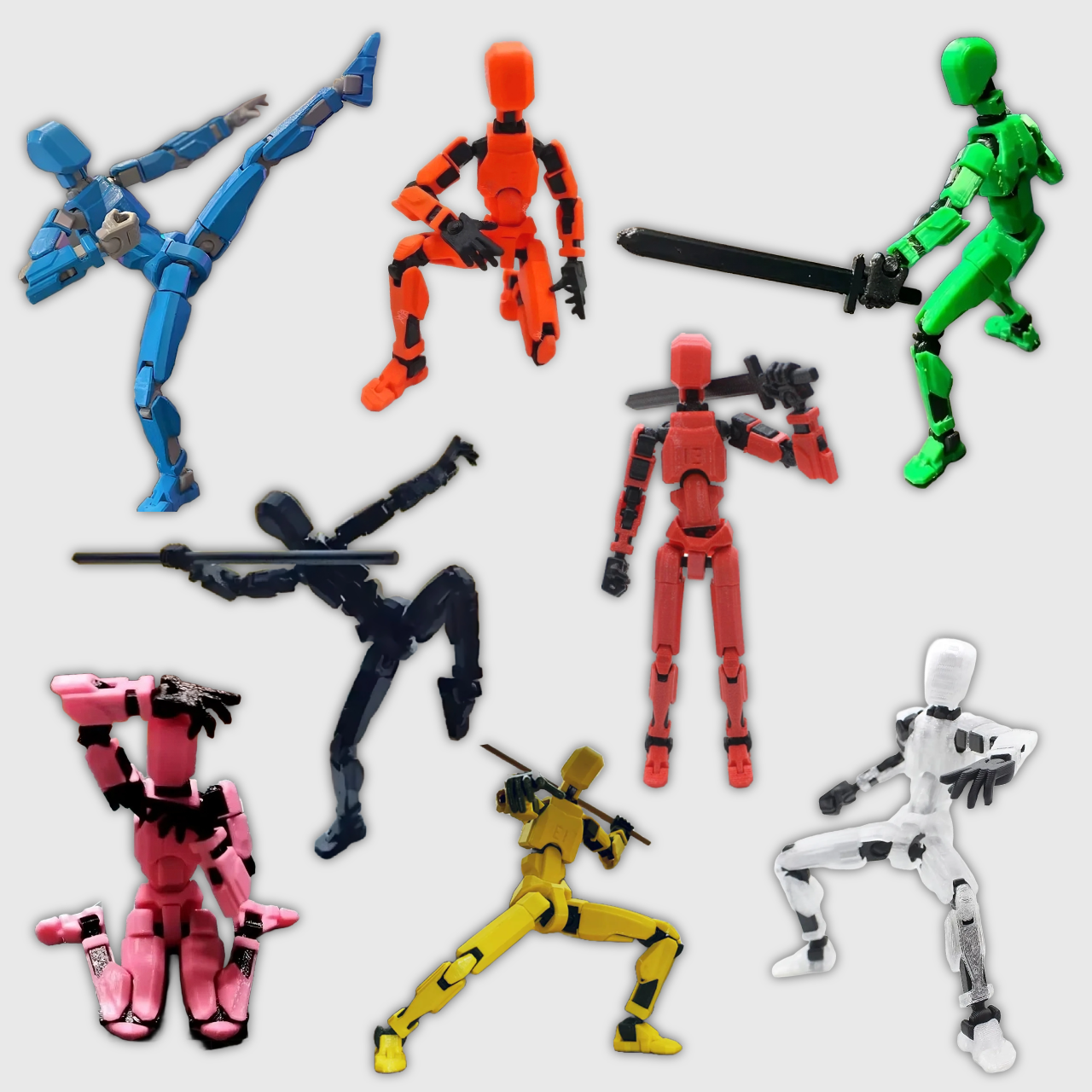 FlexiPose T13 Multi-Jointed Action Figures