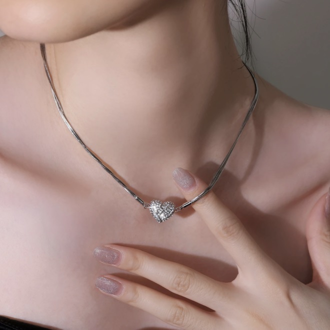 🔥Christmas Pre-sale🎁Magnetic Clasp Heart Necklace❤️