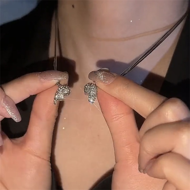 🔥Christmas Pre-sale🎁Magnetic Clasp Heart Necklace❤️