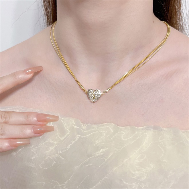🔥Christmas Pre-sale🎁Magnetic Clasp Heart Necklace❤️