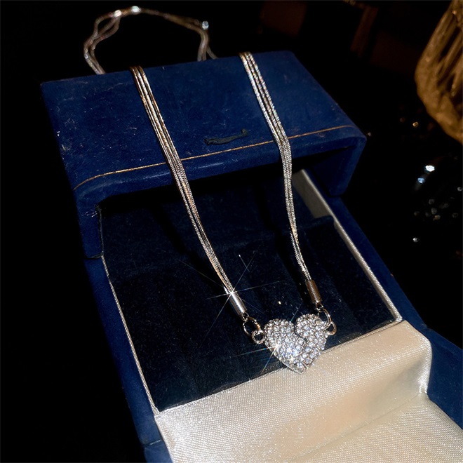 🔥Christmas Pre-sale🎁Magnetic Clasp Heart Necklace❤️