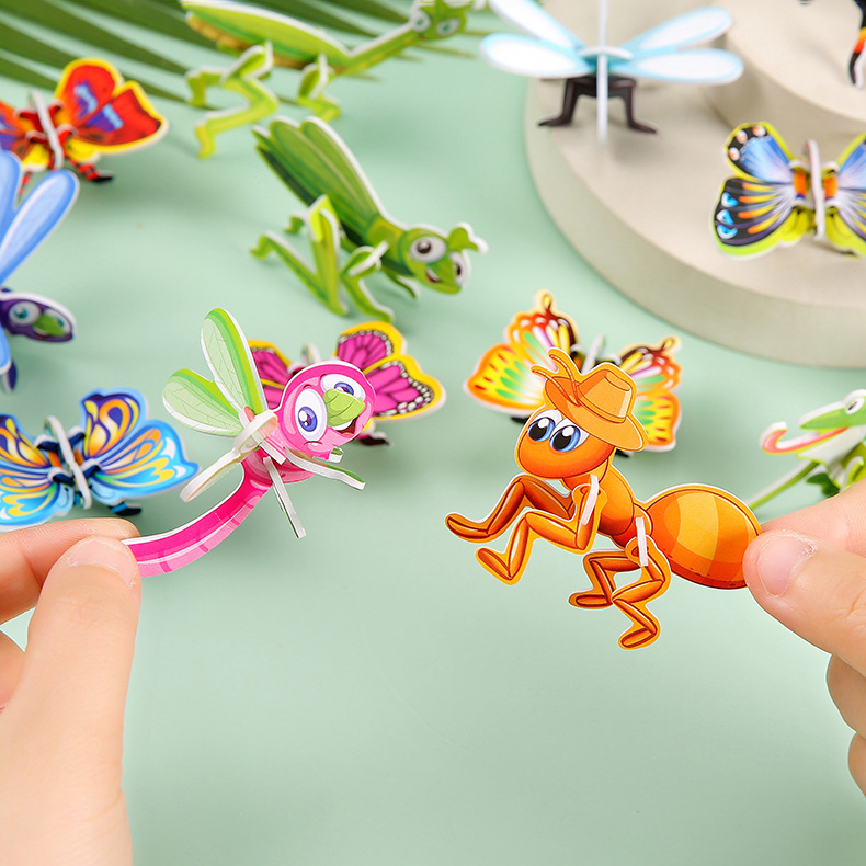 3D Insect Jigsaw Puzzle For Kids' DIY Educational Toy