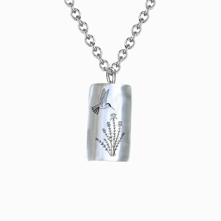 925 Sterling Silver Hummingbird Necklace - Gift For Animal Lover-belovejewel.com