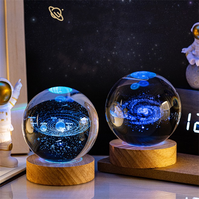 3D Planet Crystal Ball