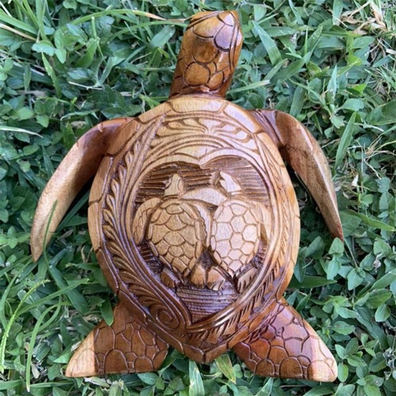 🌊Hawaiian Turtle WoodCarving🐢