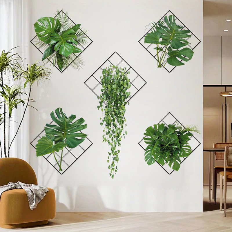 🔥Hot Sale 50% OFF-3D Green Plant Wall Sticker（2 PCS）