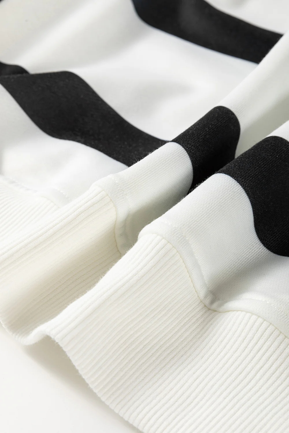 Women's Striped Drop Shoulder Pullover Tops & Jogger Pants Sets