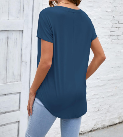 V Neck Women's Basic Casual Tee（Buy 3 Free Shipping）
