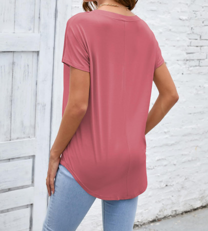 V Neck Women's Basic Casual Tee（Buy 3 Free Shipping）