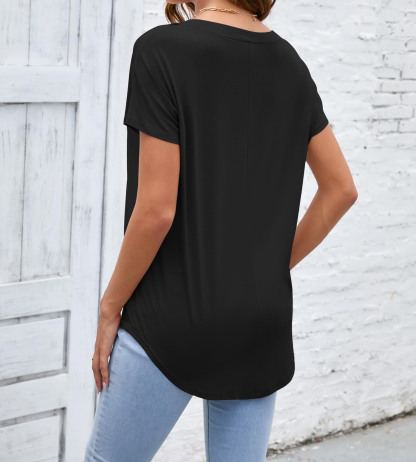 V Neck Women's Basic Casual Tee（Buy 3 Free Shipping）