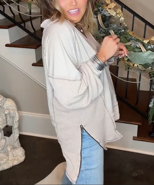 Women's V-Neck Loose Long Sleeve Top (Buy 2 Free Shipping)