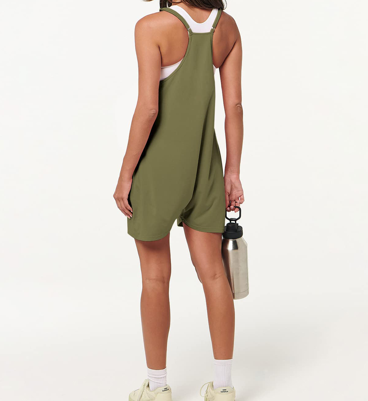 Women's Spaghetti Strap Short Jumpsuit With Pockets(Buy 2 Free Shipping)