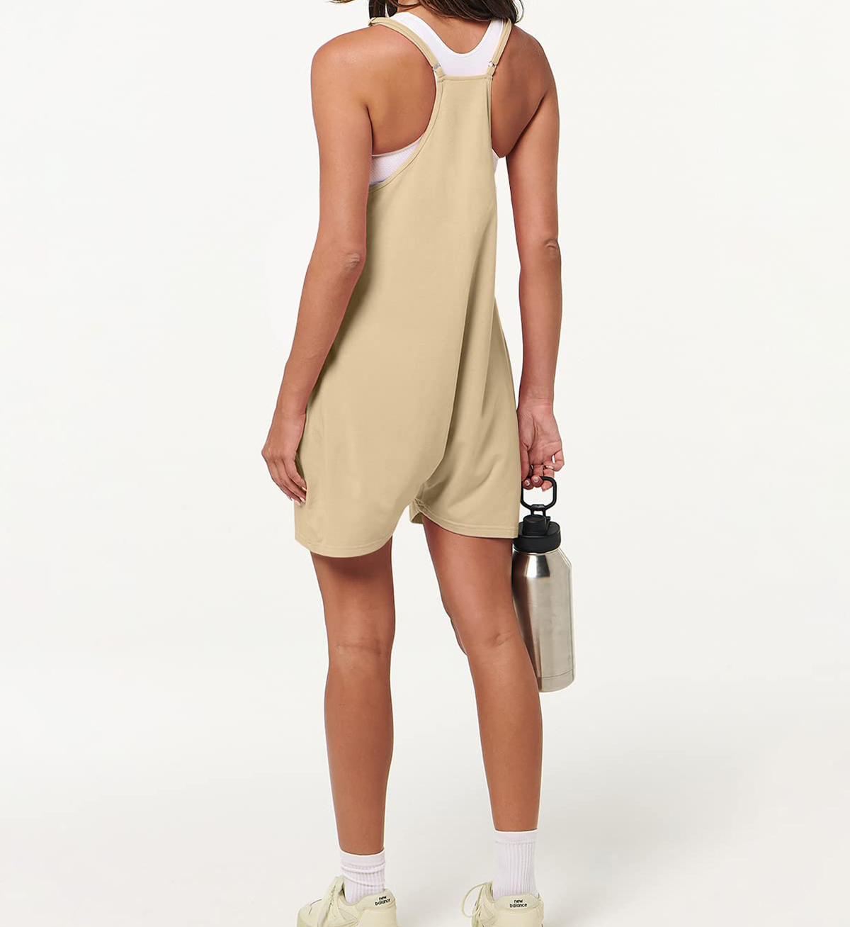 Women's Spaghetti Strap Short Jumpsuit With Pockets(Buy 2 Free Shipping)