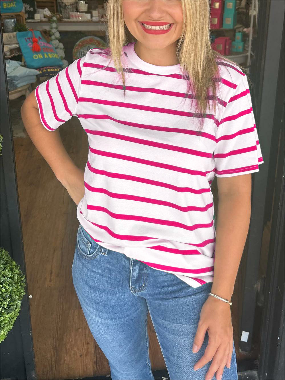 Women's Casual Striped Tee (Buy 2 Free Shipping)