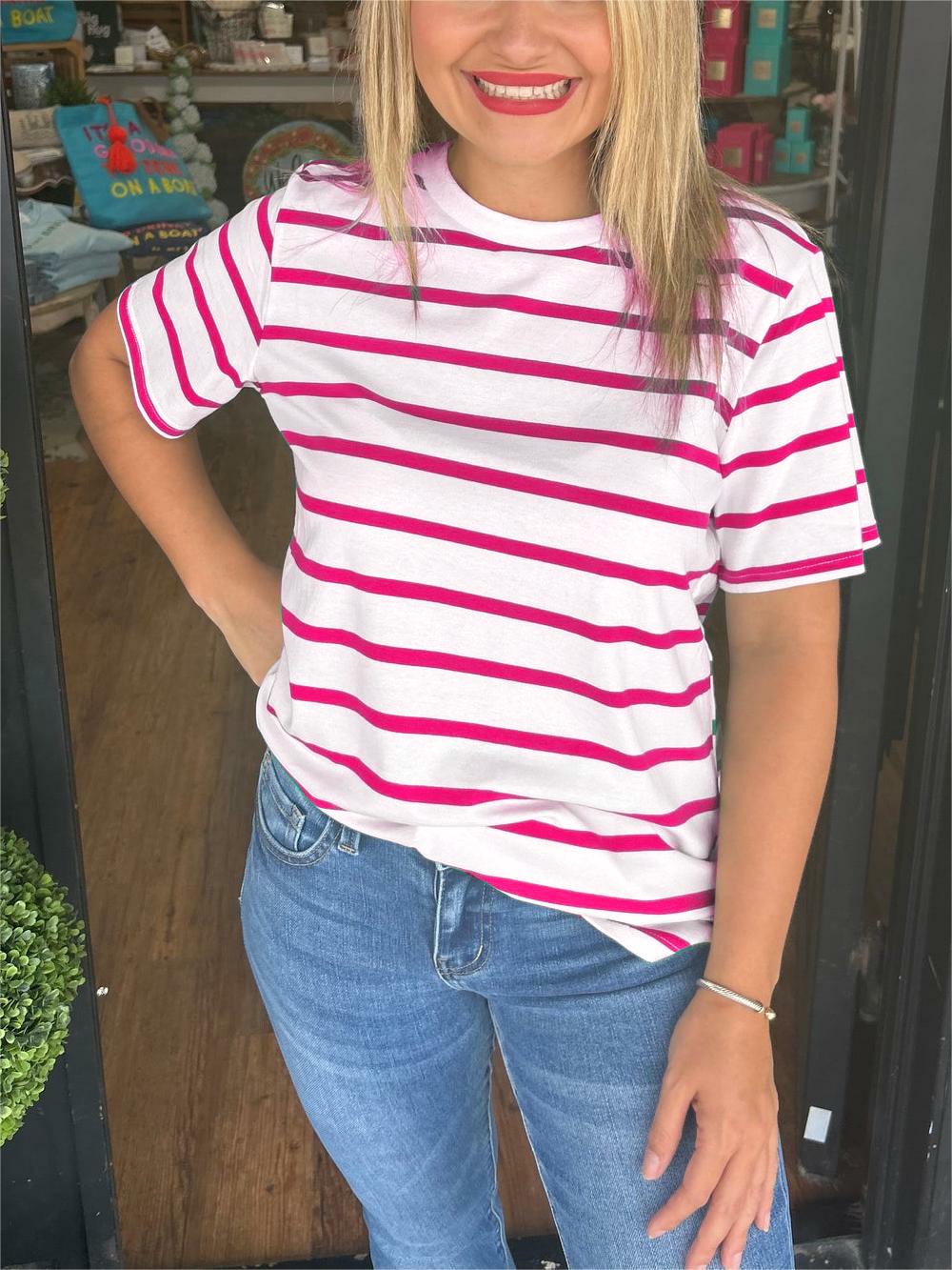 Women's Casual Striped Tee (Buy 2 Free Shipping)