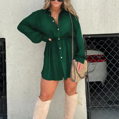 Satin Nights Romper Dress(Buy 2 Free Shipping)