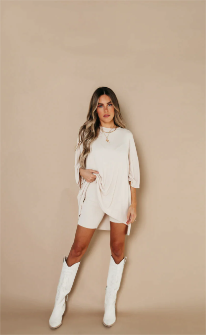 2 Piece Outfit Lounge Set - Buy 2 Free Shipping-Pink Laura