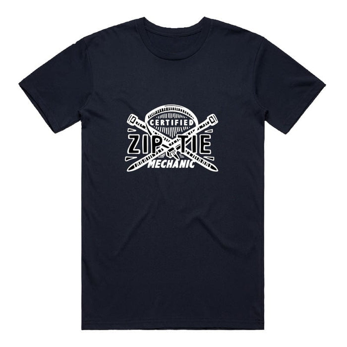 CERTIFIED ZIPTIE MECHANIC 🔧 – Men's T Shirt (Buy 3 Free Shipping)