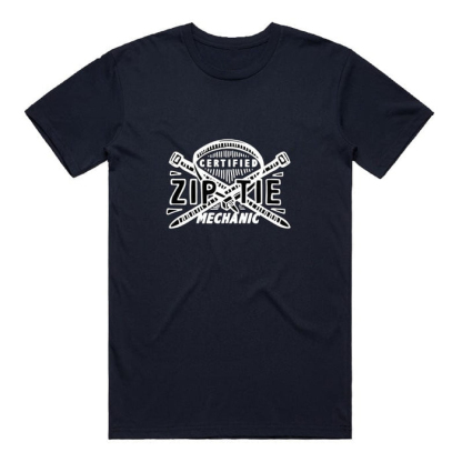CERTIFIED ZIPTIE MECHANIC 🔧 – Men's T Shirt (Buy 3 Free Shipping)
