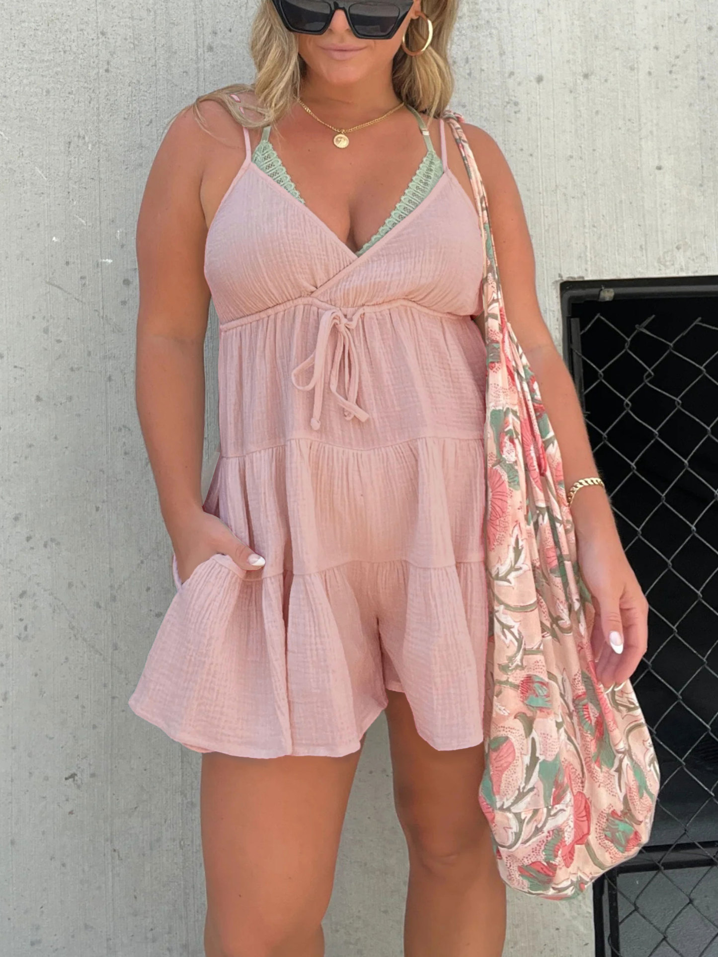 Women's V-neck Suspender Jumpsuit(Buy 2 Free Shipping)