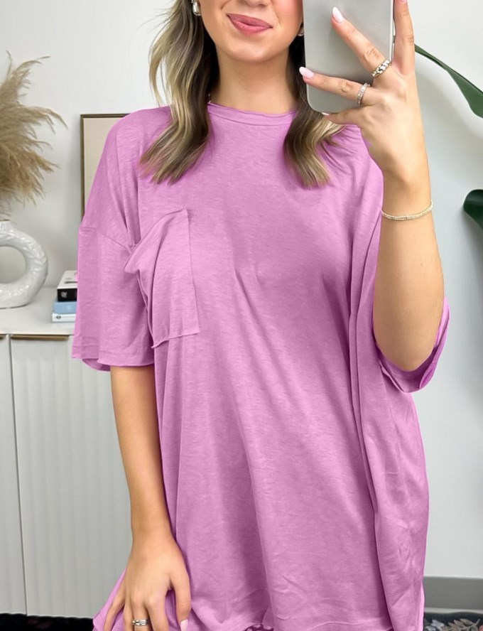 New Women's Raw Edge Loose T-Shirt (Buy 3 Free Shipping)