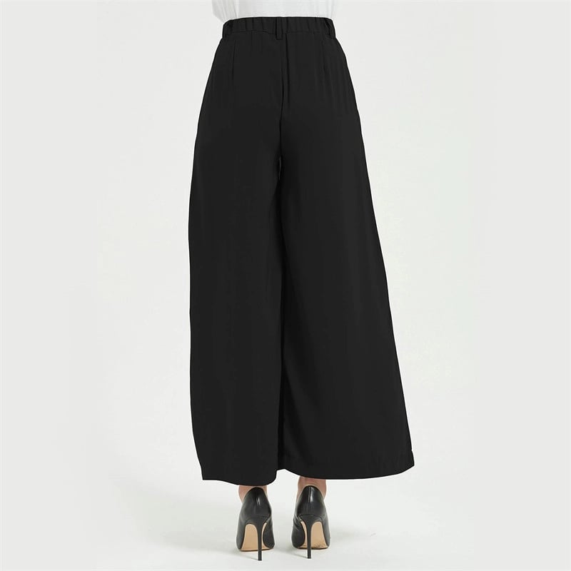 Women Wide Leg High Waist Pants-Pink Laura