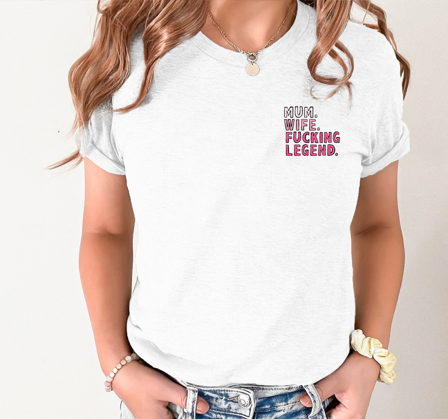 MUM. WIFE. LEGEND 🏅 - T SHIRT