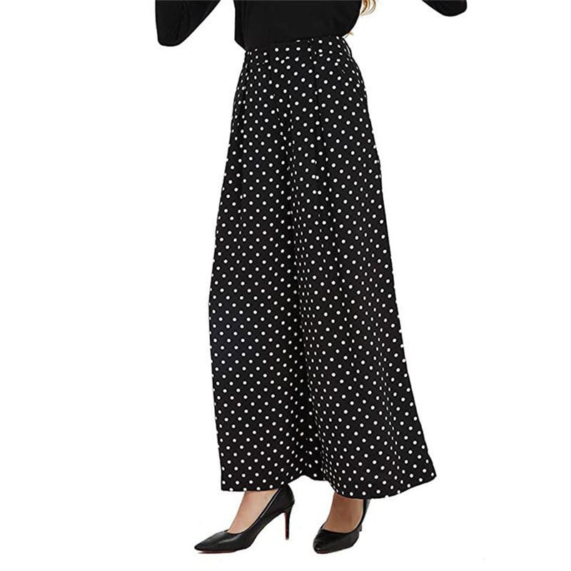 Women Wide Leg High Waist Pants-Pink Laura