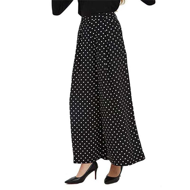 Women Wide Leg High Waist Pants-Pink Laura