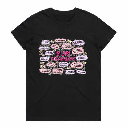 MUM'S (RUDE) VOCAB 😡📣 – WOMEN'S T SHIRT(BUY 3 FREE SHIPPING)