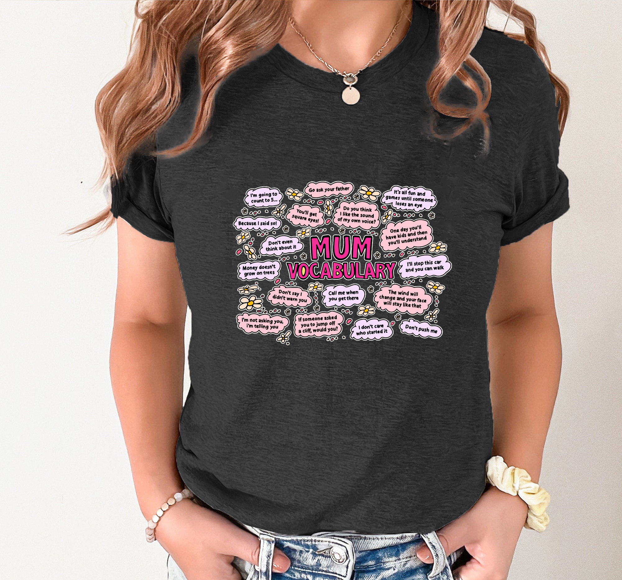 MUM'S (RUDE) VOCAB 😡📣 – WOMEN'S T SHIRT(BUY 3 FREE SHIPPING)