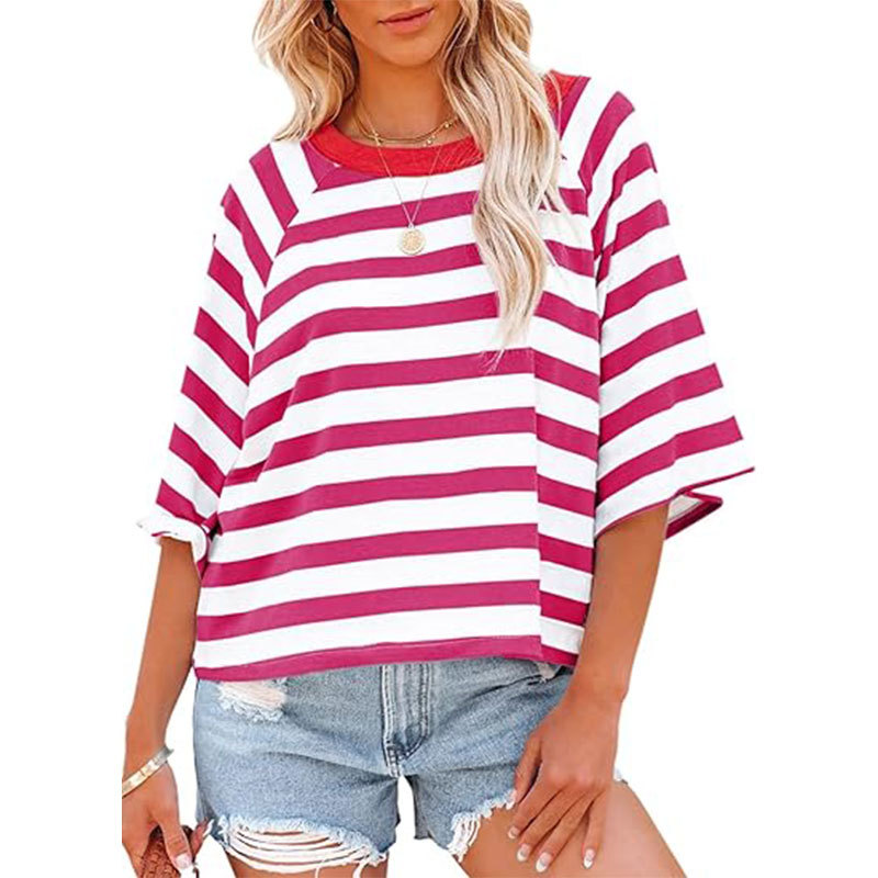 NEW💥Tops for Women Striped 2024 Fashion T Shirts(Buy 2 Free Shipping)