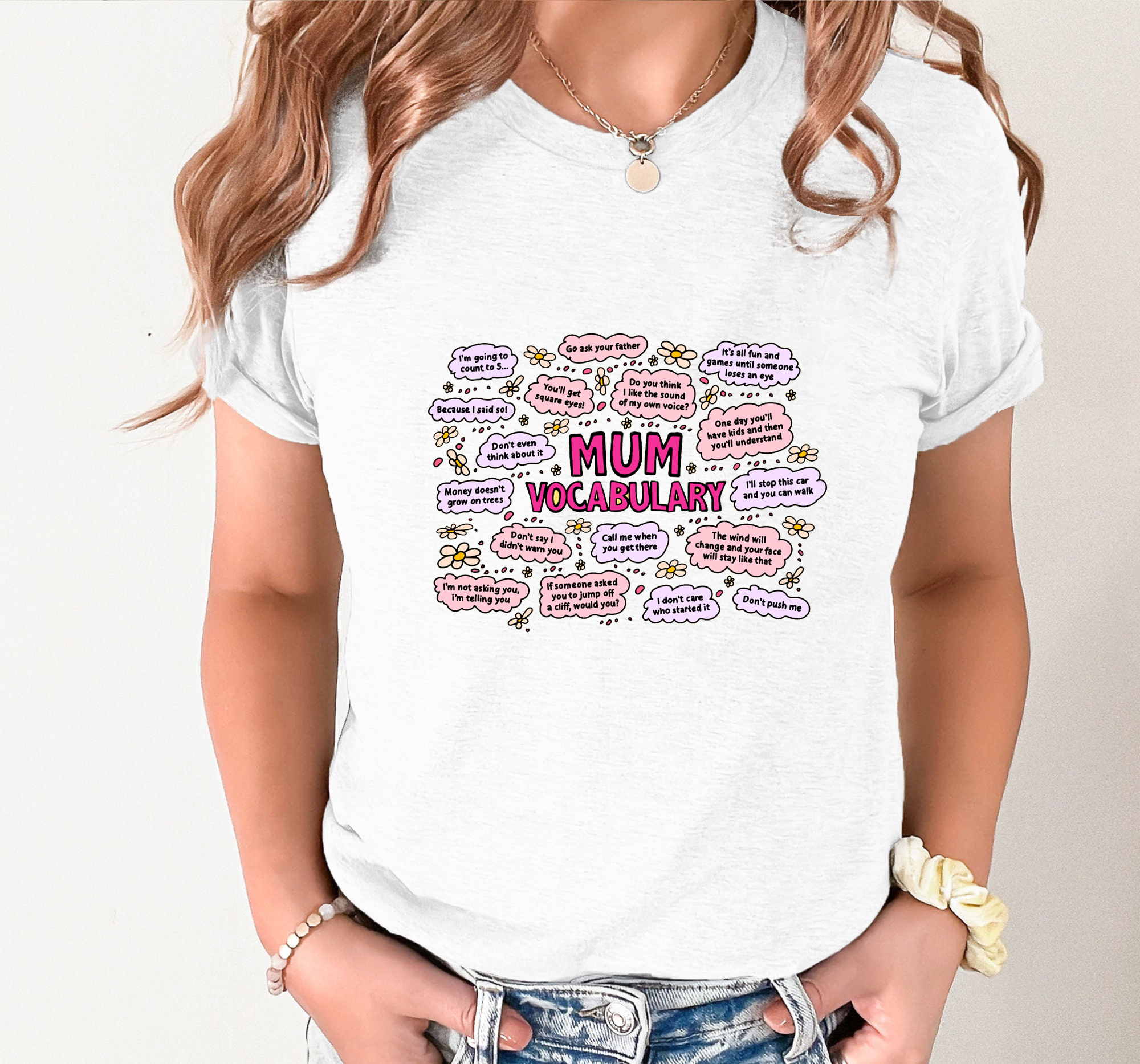 MUM'S (RUDE) VOCAB 😡📣 – WOMEN'S T SHIRT(BUY 3 FREE SHIPPING)