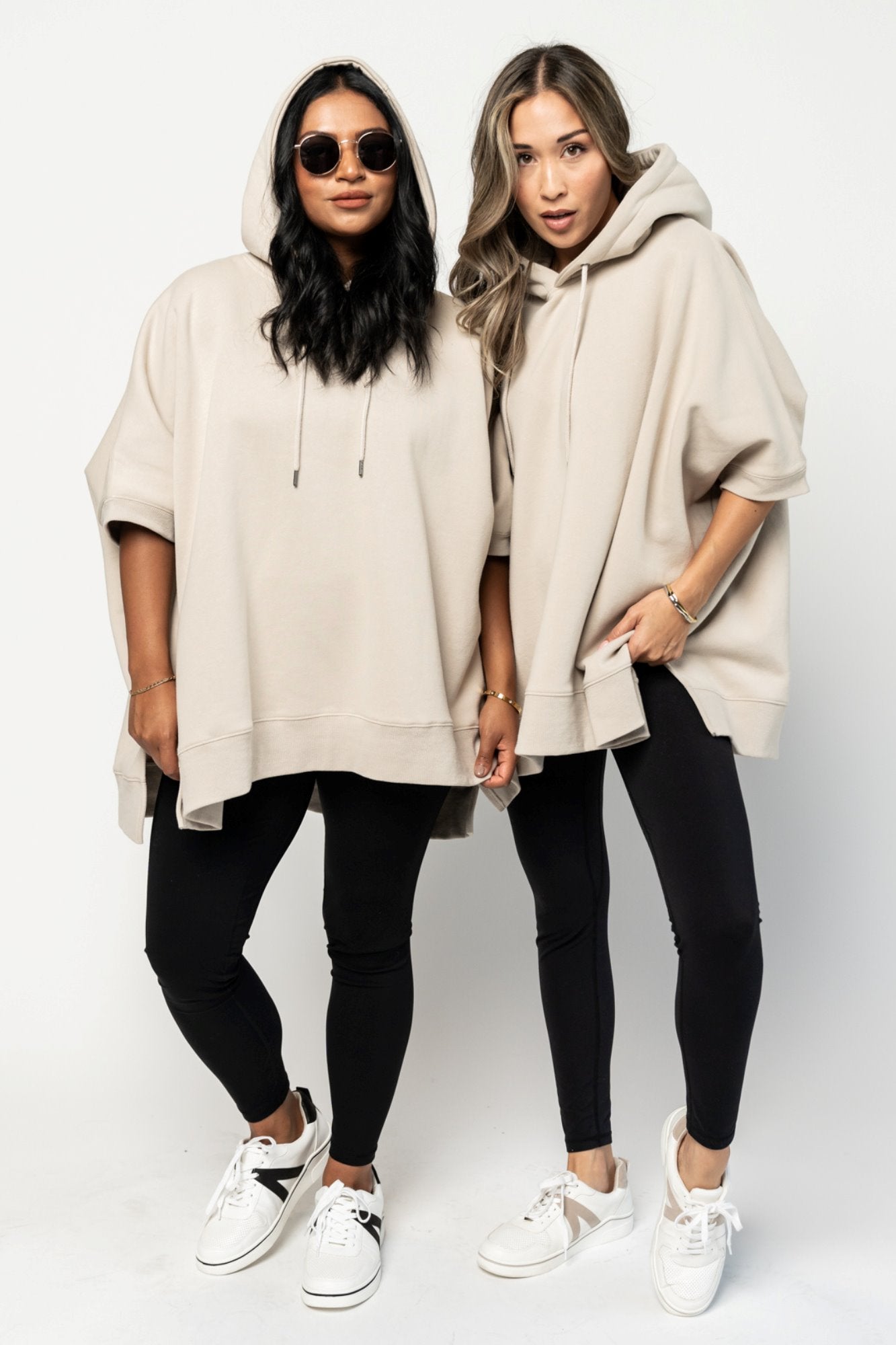 Women's Short Sleeve Side Slit Hoodie（Buy 2 Free Shipping)