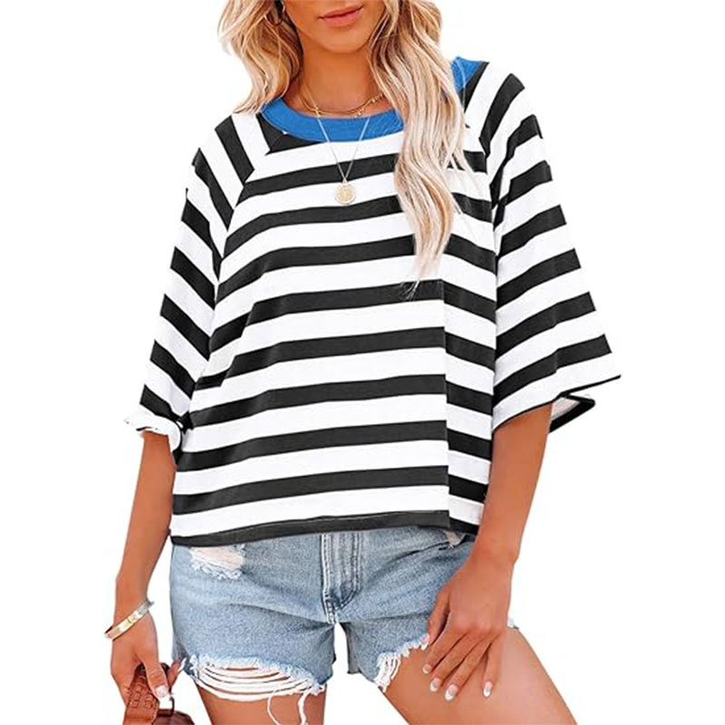 NEW💥Tops for Women Striped 2024 Fashion T Shirts(Buy 2 Free Shipping)