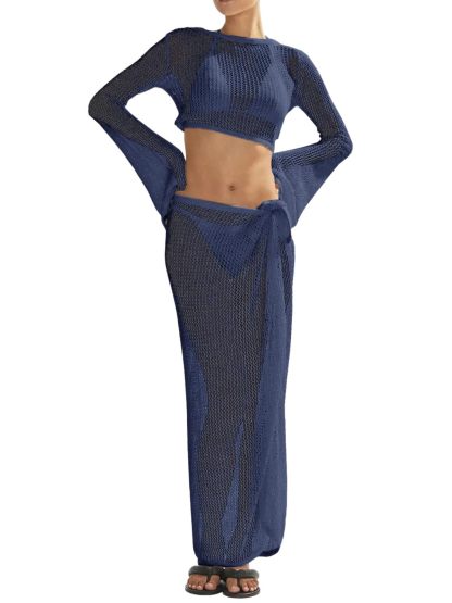 Women's Crochet Swimsuit Cover-up Set（Buy 2 Free Shipping）