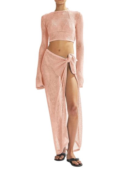 Women's Crochet Swimsuit Cover-up Set（Buy 2 Free Shipping）