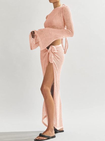 Women's Crochet Swimsuit Cover-up Set（Buy 2 Free Shipping）