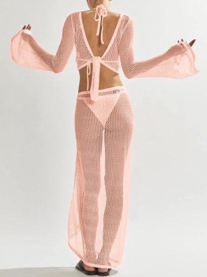 Women's Crochet Swimsuit Cover-up Set（Buy 2 Free Shipping）