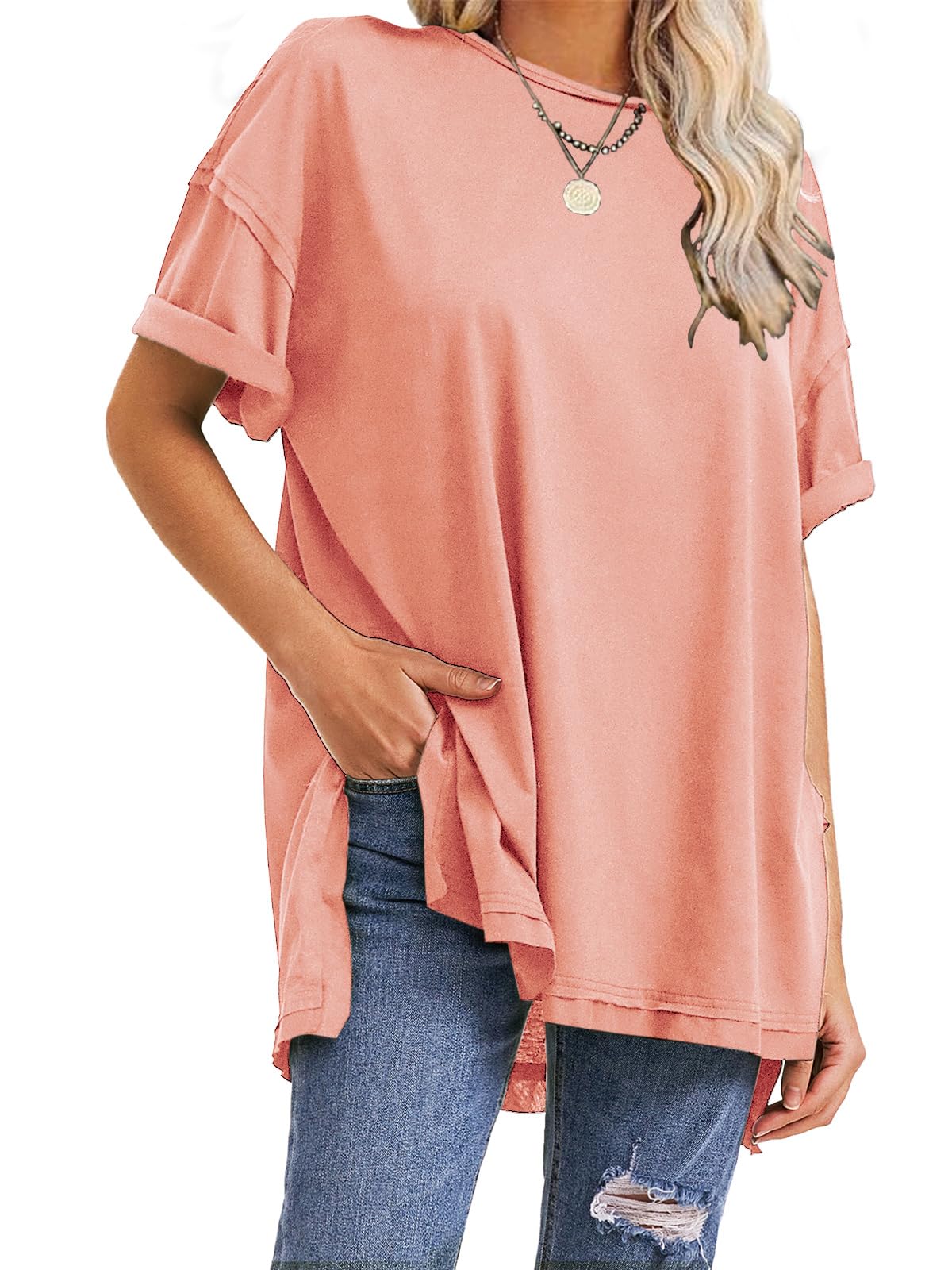 Women's Oversized Casual Plus Size T-Shirt Tops(Buy 3 Free Shipping)